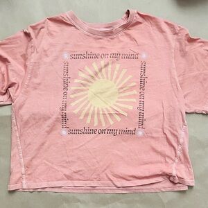American Eagle Outfitters Coral Tee